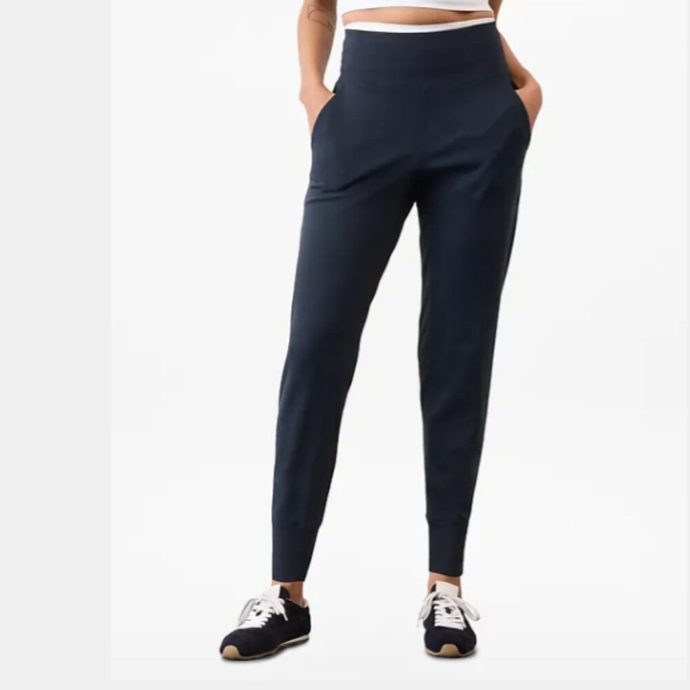 ATHLETA Venice High Rise Jogger Navy Blue Size Large